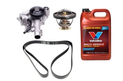 Water Pump + Thermostat + Belt + Coolant  for RAM 1500 5.7L (2013-2018) - Image 1 of 4