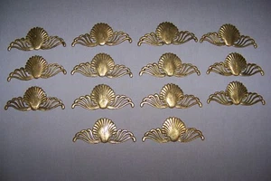 14, Solid Brass, Decorative Ormolu - See Tone Description - Picture 1 of 9