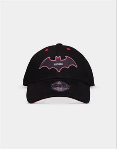 DC COMICS BATMAN DARK KNIGHT BAT SYMBOL BLACK SNAPBACK BASEBALL CAP - Picture 1 of 3