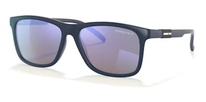 ARNETTE DUDE AN 4276 258722 MATTE BLUE GRAY POLARIZED MIRRORED SUNGLASSES 56-16 - Picture 1 of 4