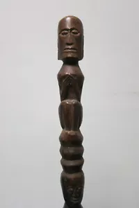 Batak prestige staff or walking stick - mid 20th century - Indonesian Tribal Art - Picture 1 of 8