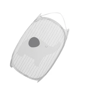 Wäschekorb Einfache Lagerung Eimer Große Wäsche Lagerung Mesh Wäsche Tasche - Bild 1 von 11