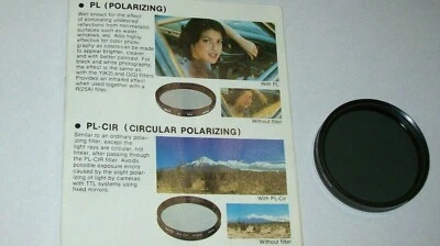 OLD NEW STOCK TIFFEN POLARIZER 55MM SCREW IN FILTER WITH CASE AND BOX - Image 1 of 4