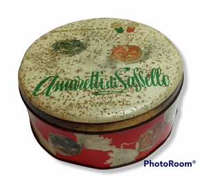 65816 Scatola di latta Vintage - Amaretti di Sassello - Picture 1 of 2