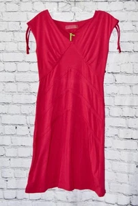 Skunkfunk Arantza Stretch Sustainability Organic Cotton Red Dress Size 1 NWT - Picture 1 of 8