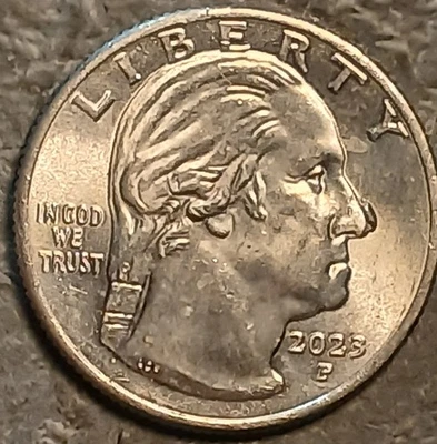 2023P Edith Kanaka Ole Quarter Big Nose Die Break Chip Mint Error Coin - Image 1 of 4