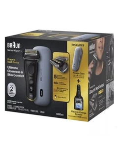 Braun Series 9 Sport + Electric Shaver with Clean and Charge Station & Powercase - Picture 1 of 8