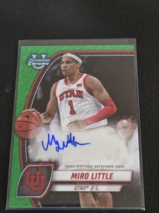 Bowman U Chrome Miro Little Green Shimmer Auto #79 2024-25 - Imagen 1 de 2