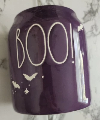 Bote Rae Dunn Púrpura Boo 2024 Halloween Colección Artesanal Magenta SIN TAPA Foto 1 de 4