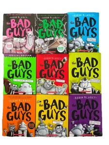 Lot of 9 "The Bad Guys" graphic novels - Aaron Blabey PB Scholastic Humor Kids - Bild 1 von 8
