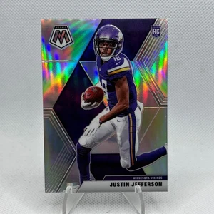 Mosaic Justin Jefferson RC 2020 Prizm Silver Rookie #209 Vikings - Imagen 1 de 2