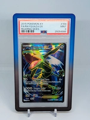 PSA 9 ✨ Rayquaza EX Full Art ✨ Ultra Rare ✨ Roaring Skies Pokemon + 🔷 PSA Guard - Image 1 of 3