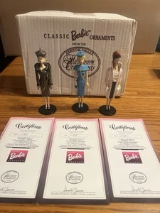 Vintage Barbie Ornament Set Of 3 Ashton Drake Heirloom Ornament Club item 93622 - Picture 1 of 7