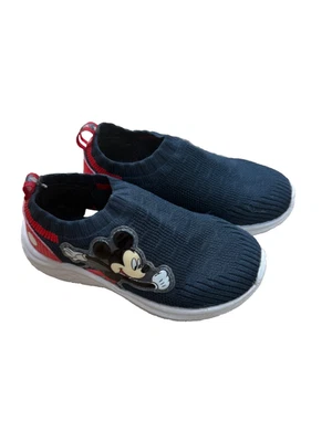 Mickey Mouse slip on sneakers kids size 9 - Image 1 of 4