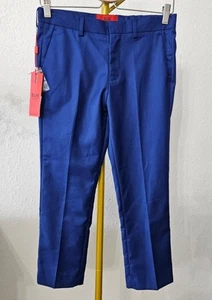 Elie Balleh Boy's Pleated Front Pants, Blue Size 12 years - Picture 1 of 4
