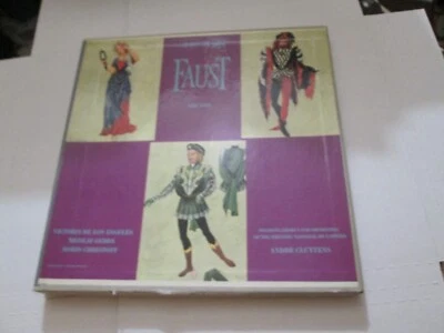 4 LP Box GOUNOD "Faust" - Los ANGELES GEDDA CHRISTOFF - CLUYTENS - ALP 1721/4 NM - Image 1 of 4