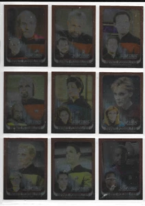 Archivos e inscripciones de Star Trek TNG - Juego de persecución de posibilidades infinitas de 9 tarjetas - Imagen 1 de 2
