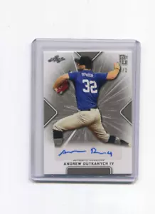 2021 Leaf Perfect Game Showcase Blank Back Silver Andrew Dutkanych IV Auto 1/1 - Picture 1 of 2