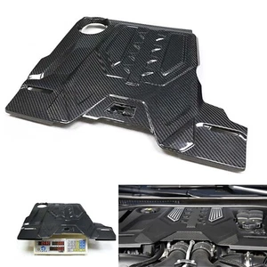 Carbon Fiber Engine Cover Protector Plate For BMW F90 M5 F91 F92 F93 M8 2018-20 - Picture 1 of 11