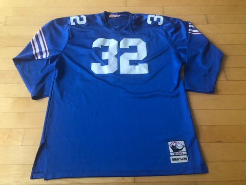 Mitchell & Ness NFL Buffalo Bills OJ Simpson #32 Throwback Jersey Mens Sz-56 Cover