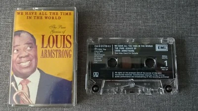 LOUIS ARMSTRONG - WE HAVE ALL THE TIME IN THE WORLD .             Cassette Tape. - Image 1 of 2