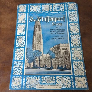The Wiffenpoof Song by Minnigerode Pomeroy (Vintage Sheet Music 1936 Miller) - Picture 1 of 3