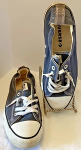 CONVERSE All Star Low Canvas Navy Blue Chuck Taylor Shoes - Size 11 - Picture 1 of 9