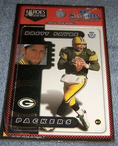 Brett Favre Magnet Green Bay Packers Heroes of The Locker Room Free Shipping - Picture 1 of 1