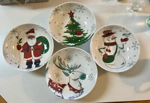 Wondershop Melamine Christmas Lg. Popcorn/cereal Bowls Set Of 4, 7.5x2” So Cute! - Bild 1 von 9