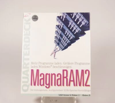 Original Quarterdeck MagnaRam 2 Windows 95 3,5 Pulgadas HD Disquete Sellado OVP - Imagen 1 de 3