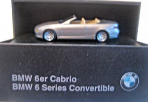 Herpa BMW 6er Cabrio Sammlermodell Werbemodel 1:87 - Bild 1 von 4