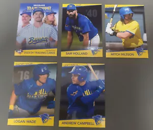 2024 Brisbane Bandits - Sam Holland, Mitch Nilsson, Logan Wade. Andrew Campbell - Picture 1 of 11