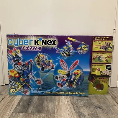Vintage Cyber K'nex Ultra 63007 Make 5 Cyber Robots New - Image 1 of 4
