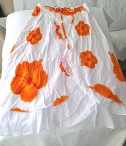Unbranded Lined Wrap Skirt, Beach Coverup, One Size Fits Most Tropical Beachy - Picture 1 of 9