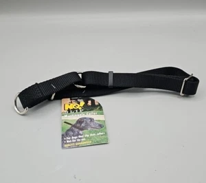 Collares Martingala Perro Ajustables Nylon Estrangulador Sin Tirar Entrenamiento Negro 14' a 20' - Imagen 1 de 5