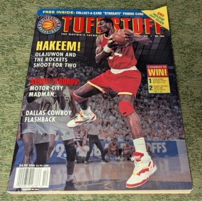 Tuff Stuff Trading Card Magazine (December 1994) Sergei Fedorov Hakeem Olajuwon - Imagem 1 de 4