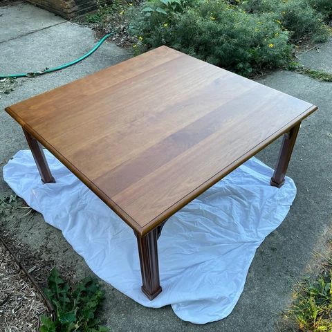 Stickley Solid Cherry Coffee Cocktail Square Table 2000 LOCAL PICKUP ONLY Cover
