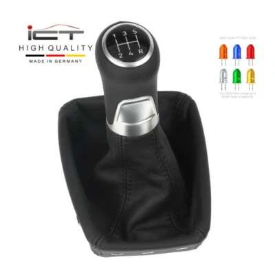 ICT gear shift knob boot for Seat Exeo Typ 3R  Leather illuminated A44 - Image 1 of 4