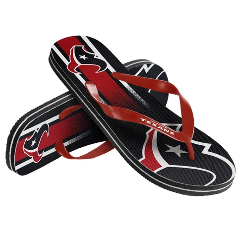 Houston Texans NFL Unisex Gradient Flip Flops, 4 Sizes, FREE SHIP Cover