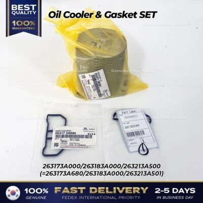⭐Genuine⭐ Oil Cooler & Gasket SET for Kia Mohave Borrego - Image 1 of 3