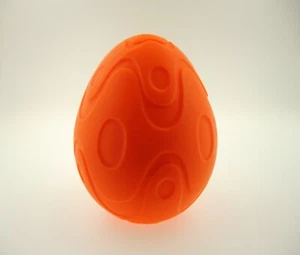 Easter Egg 3D Printed orange - Picture 1 of 3