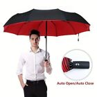 Automatic Large Umbrellas Double Layer Foldable Umbrella  Men Women
