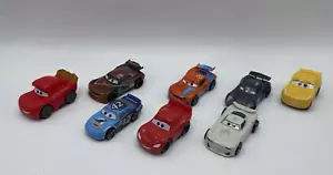 Disney Pixar Cars Lot of 8 Lightning McQueen Apple Icar 84 Dinoco Nitroade Cars - Picture 1 of 10
