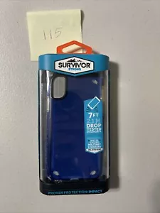 Griffin Survivor Strong Premium Case for iPhone X / XS - Blue - Picture 1 of 8