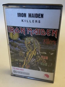 Iron Maiden Killers Australian Release Vintage Cassette Tape 1981 EMI - Picture 1 of 3