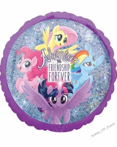 MY LITTLE PONY FRIENDSHIP ADVENTURE FOIL BALLOON GIRLS BIRTHDAY PARTY 45CM - Picture 1 of 1