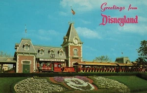 Greetings From Disneyland Entrance Floral Mickey Mouse Disney Amusement Park  - Bild 1 von 2