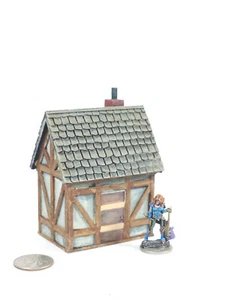 Edificio pintado Fantasía Warhammer wargames D&D Terrain wargaming - Imagen 1 de 1
