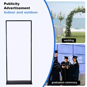 70in Duals Sided Poster Board Display Stand Floor Pedestal Frame Sign Frame NEW - Picture 1 of 10