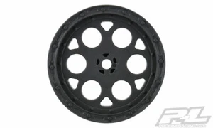 Pro-Line Showtime 2.2" Sprint Car Rear Sprint Wheels (Black) 12mm Hex PRO2783-03 - Picture 1 of 3